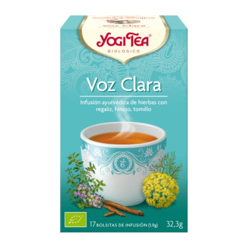 YOGI TEA VOZ CLARA 17 BOLSITAS