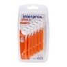 CEPILLO INTERPROX PLUS SUPER MICRO 10 UD NARANJA