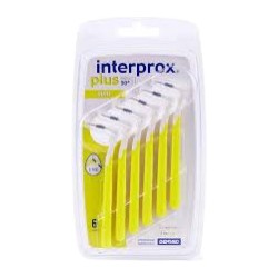 CEPILLO INTERPROX PLUS MINI 10 U DENTAID AMARILL