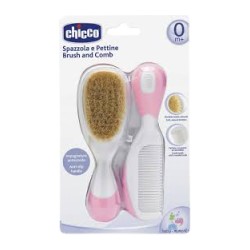 CHICCO PEINE NATURAL ROSA