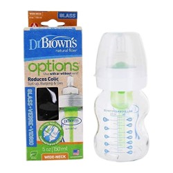 DR BROWNS BIBERON VIDRIO  270 ML  BOCA ANCHA
