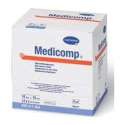 MEDICOMP COMPRESAS  ESTERIL 10 X 20