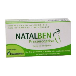 NATALBEN PRECONCEPTIVO 30 CAP