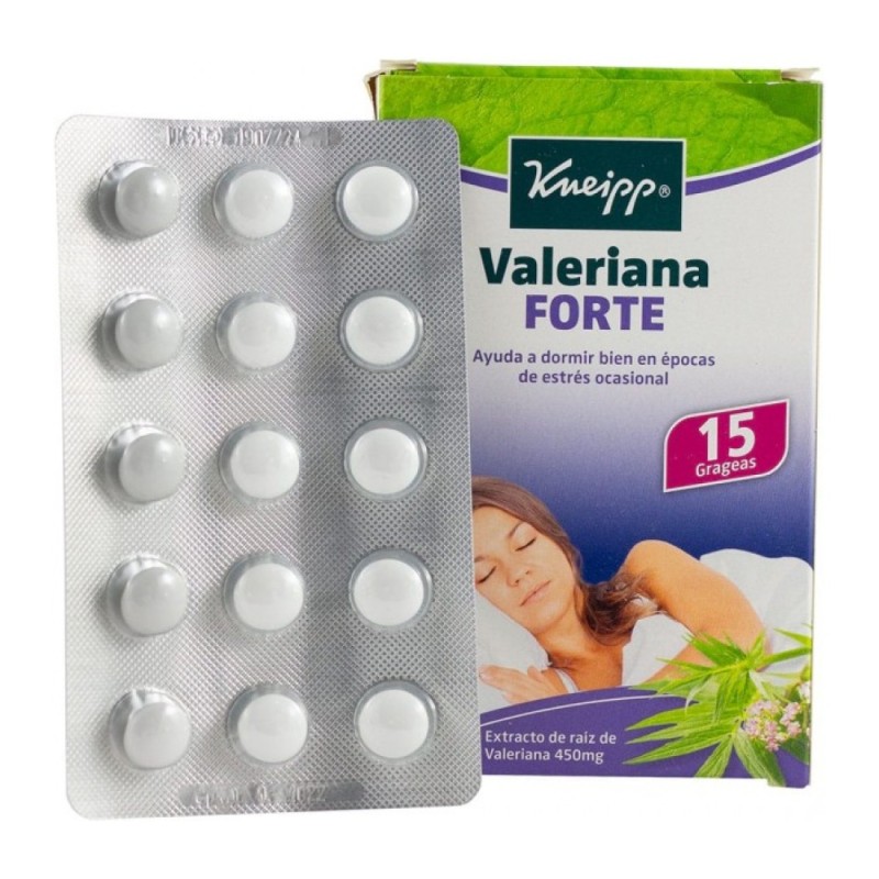 VALERIANA FORTE KNEIPP 15 GRAGEAS