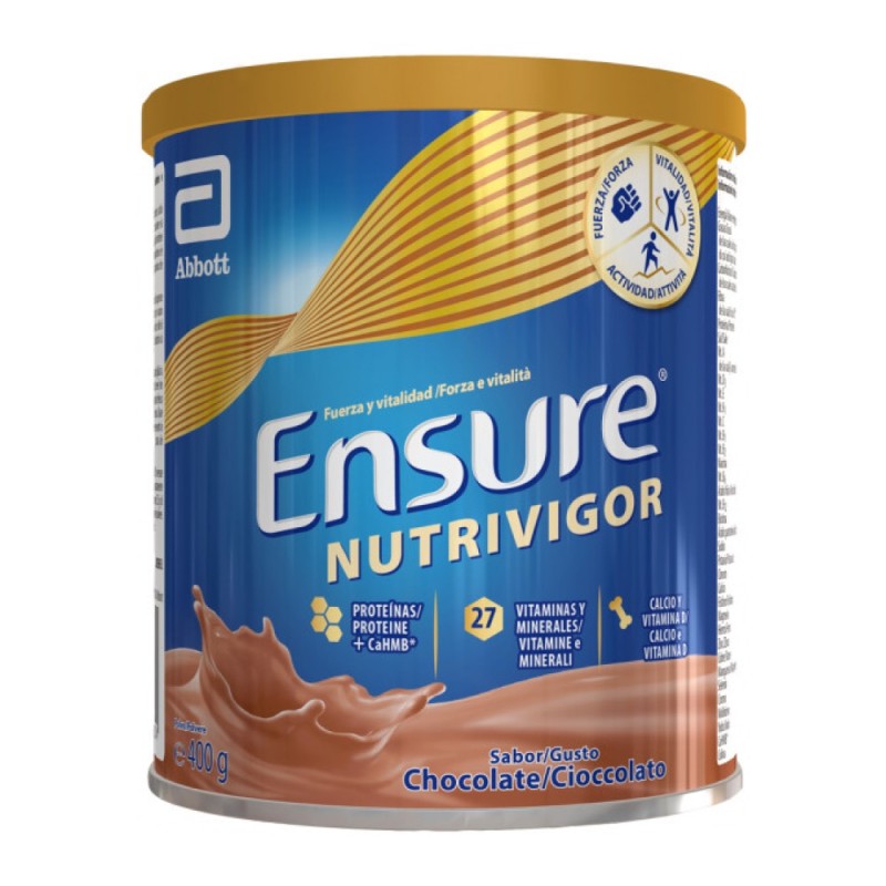 ENSURE NUTRIVIGOR 400 G LATA CHOCOLATE