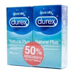 DUREX NATURAL PLUS 12  2ª UD 50%