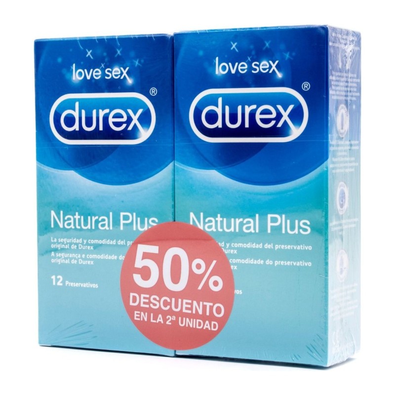 DUREX NATURAL PLUS 12  2ª UD 50%