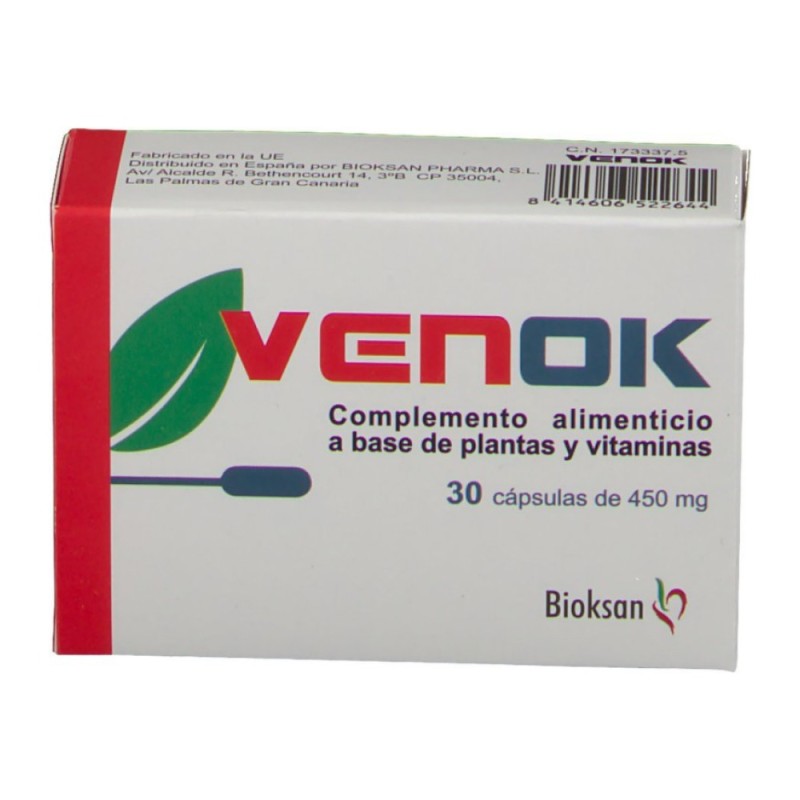 VENOK CAPSULAS 450 MG 30 CAPS