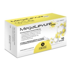 MEGALEVURE 10 STICKS PLATANO