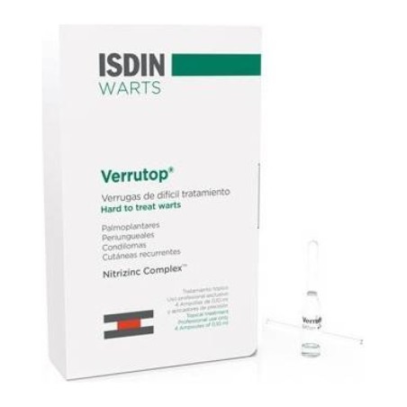 VERRUTOP ISDIN WARTS 0.10 ML 4 AMPOLLAS Y APLICA