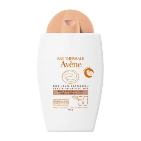 AVENE FLUIDO MINERAL SPF 50+ COLOR 40 ML