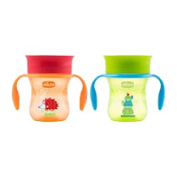 CHICCO VASO  360º GRIS +12M