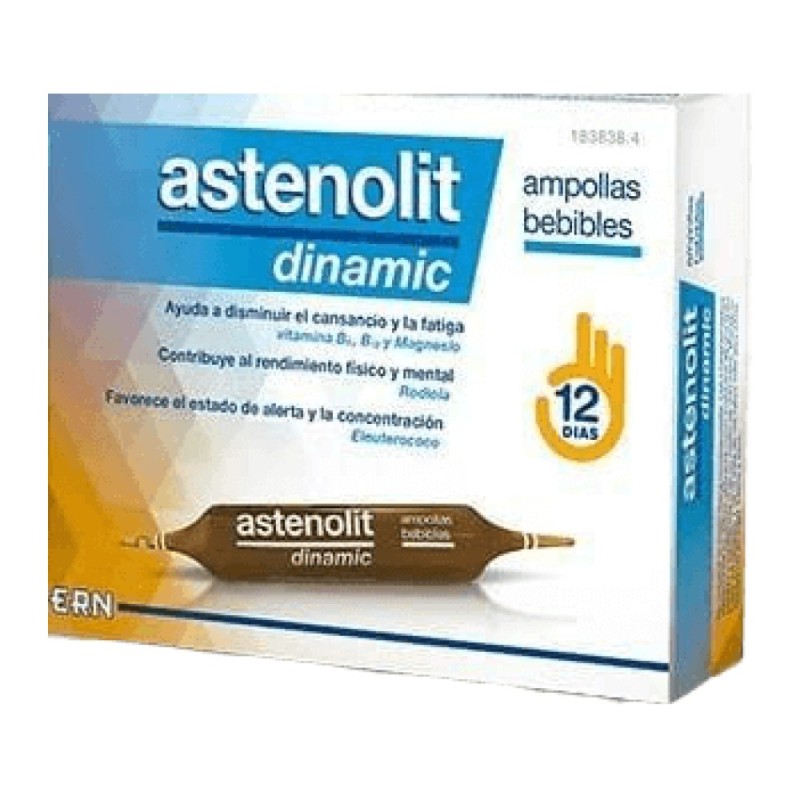 ASTENOLIT DINAMIC AMPOLLAS BEBIBLES 12 AMP