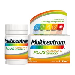MULTICENTRUM PLUS GINSENG Y GINKGO 30 COMP