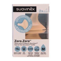 SUAVINEX TETINA SILICONA ANTICOLICO FLUJO M