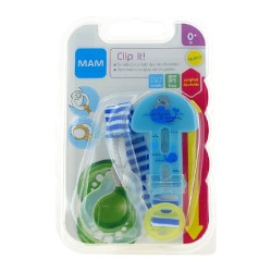 MAM BROCHE CLIP IT! & COVER AZUL