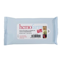 TOALLITAS 20 HEMOFARM PLUS  HIGIENE ANAL SOBRE