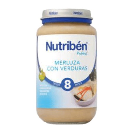 NUTRIBEN MERLUZA CON VERDURA 250 G GRANDOTE