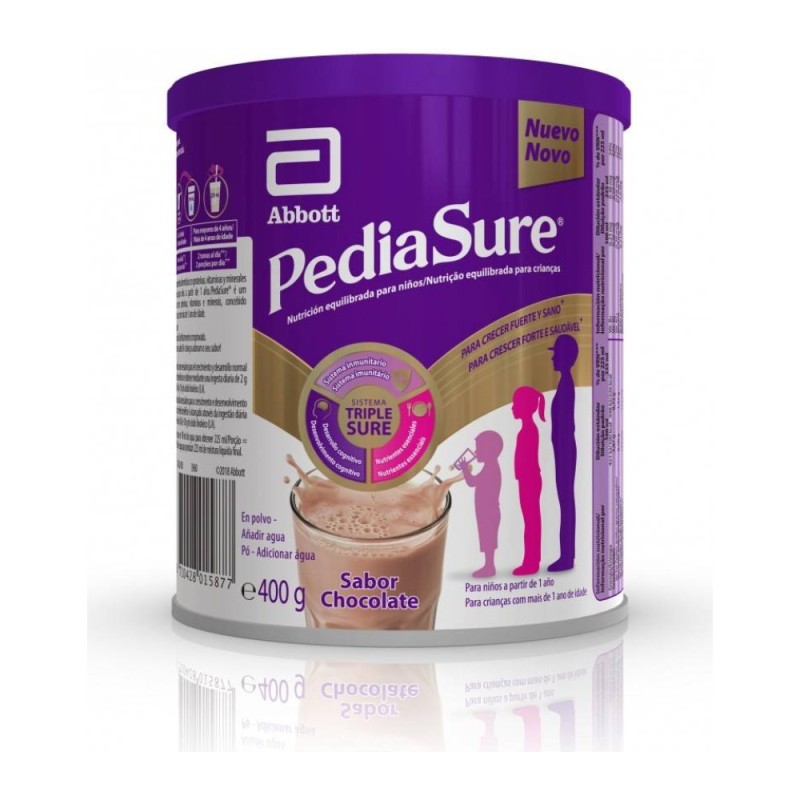 PEDIASURE POLVO LATA 400 G CHOCOLATE