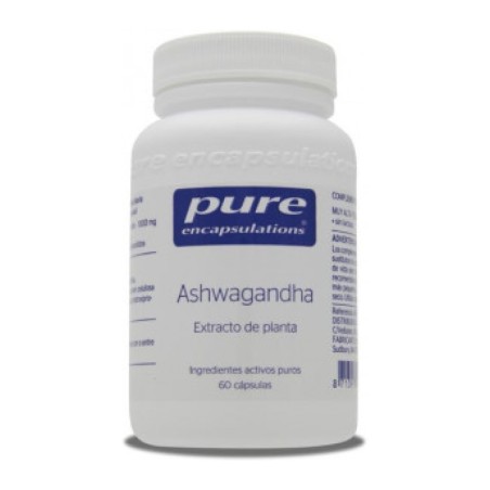 PURE ENCAPSULATIONS ASHWAGANDHA 60 CAPSULAS