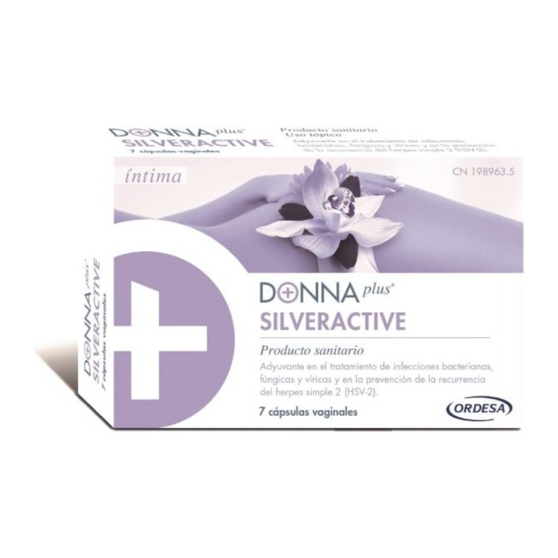 DONNA PLUS SILVERACTIVE FLOBORIC CAPS VAGINALES