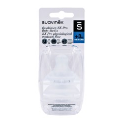 TETINA SILICONA FISIOLOGICA SUAVINEX FLUJO M +3M