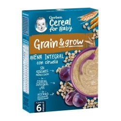 GERBER AVENA CON CIRUELA 1 ESTUCHE 250 G