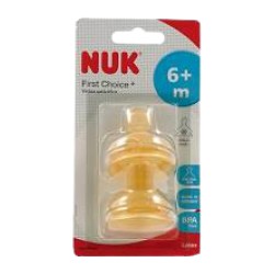 NUK TETINA LATEX 6-18 TET ANCHA ORIFICIO L