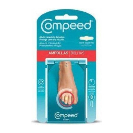 COMPEED AMPOLLAS HIDROCOLOIDE DEDOS PIES 8 U