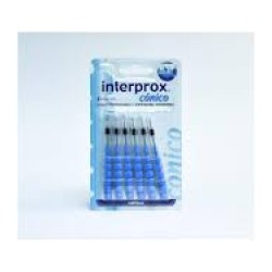 CEPILLO INTERPROX CONICO AZUL 6UN