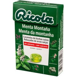 RICOLA MENTA MONTAÑA SIN AZUCAR CAJA