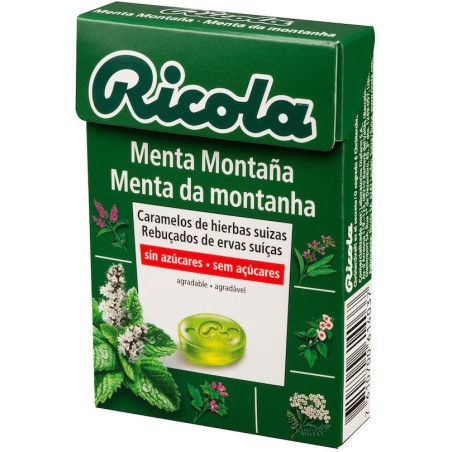 RICOLA MENTA MONTAÑA SIN AZUCAR CAJA