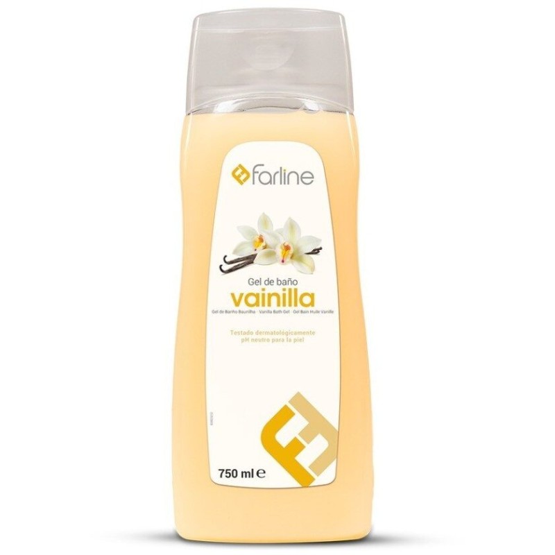 FARLINE GEL DE BAÑO VAINILLA 750 ML